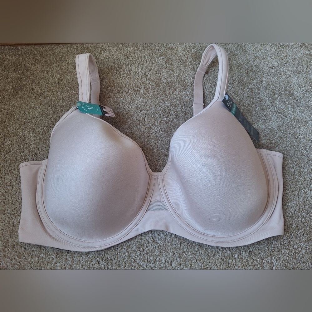NWT Bali Minimizer Nude/Blush Bra Women's Underwire Size 42DD